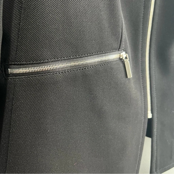 Hugo Boss Jazulara Jersey Twill Jacket in Black Size 10 - Picture 7 of 12